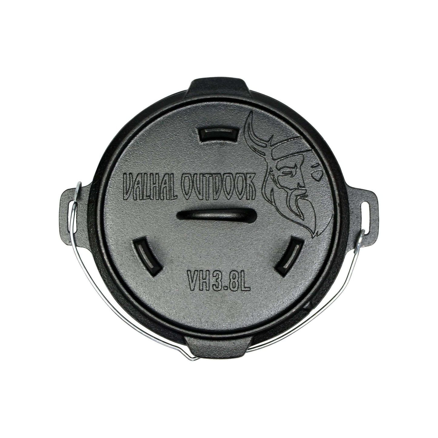 Valhal Outdoor Dutch Oven 3,8L – Compacte Krachtpatser van Gietijzer