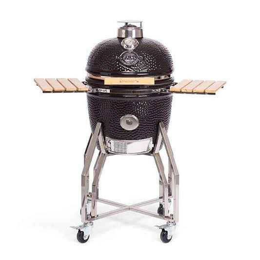 YAKINIKU Kamado 16” Medium – Luxe Kamado Grill met Onderstel & Zijtafels