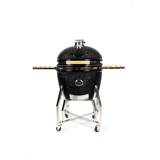 YAKINIKU Kamado 24" XXLARGE – Compleet Pro Grillpakket met Onderstel, Zijtafels en Hoes