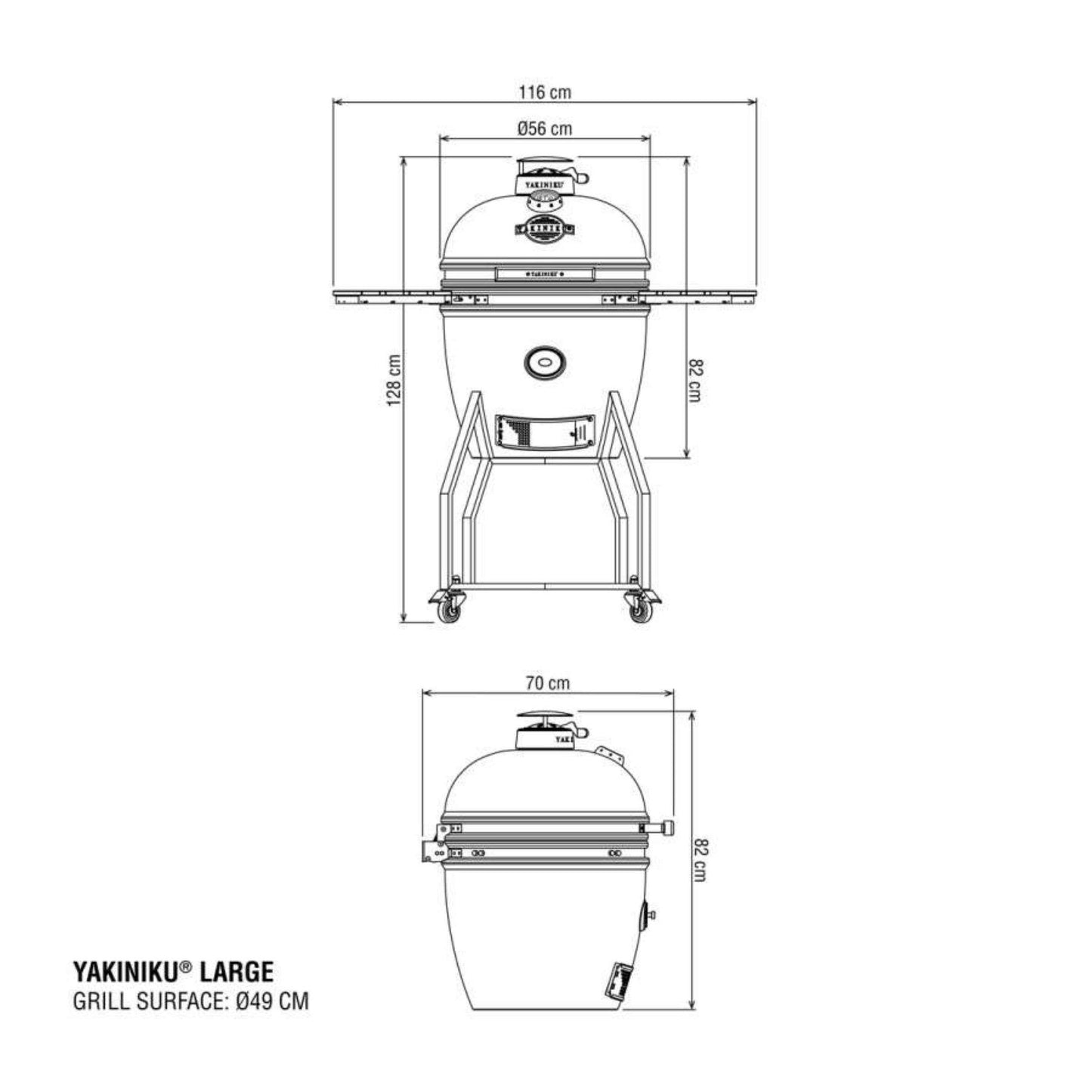 YAKINIKU Kamado 19” Large BBQ met Pro Set – Authentiek Grillen op Topniveau