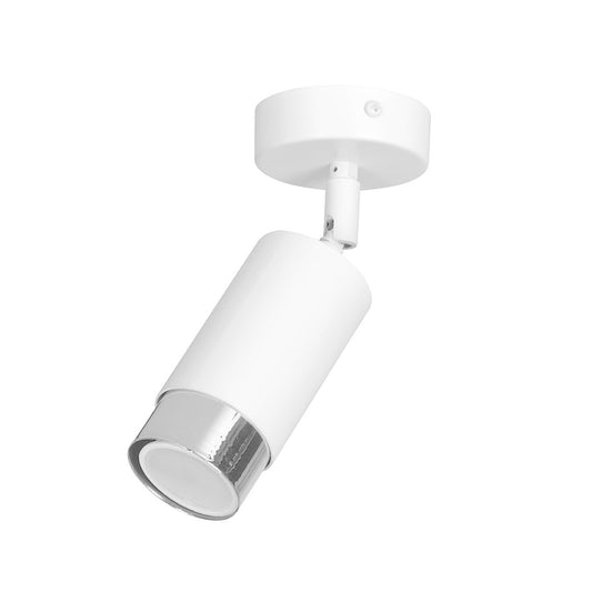 HIRO 1 WH CHROME – Strakke spotlight met stijlvol chroomaccent