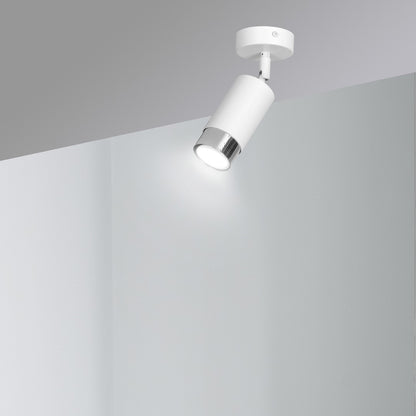 HIRO 1 WH CHROME – Strakke spotlight met stijlvol chroomaccent
