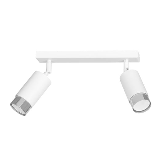HIRO 2 WH CHROME – Richtbare spotverlichting in tijdloos wit en chroom