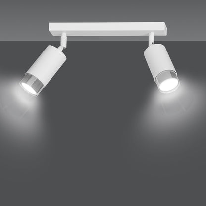 HIRO 2 WH CHROME – Richtbare spotverlichting in tijdloos wit en chroom