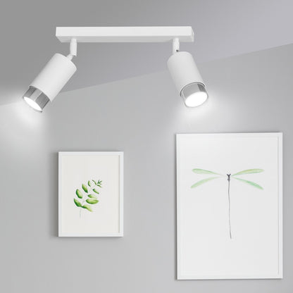 HIRO 2 WH CHROME – Richtbare spotverlichting in tijdloos wit en chroom