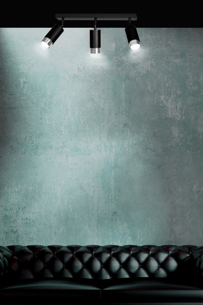 HIRO 3-BL CHROME – Richtbare spotlight in stijlvol chroom voor functionele en sfeervolle verlichting