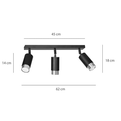 HIRO 3-BL CHROME – Richtbare spotlight in stijlvol chroom voor functionele en sfeervolle verlichting