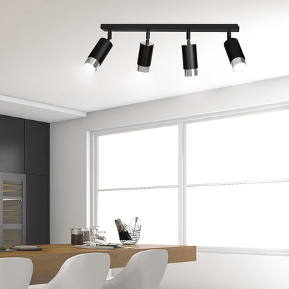 HIRO 4-BL-CHROME Spotlamp – Verstelbare 4-lichts spot met moderne chromen accenten