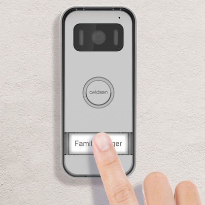 AVIDSEN Videodeurbel 7” – Spiegeleffect & Poortopening – Bedrade veiligheid in stijl