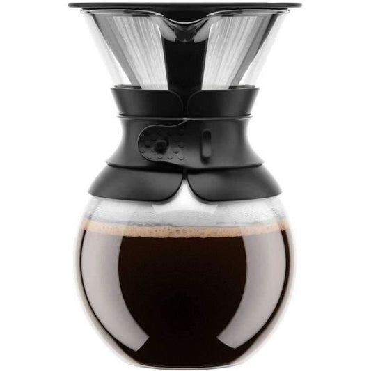 BODUM Koffiezetapparaat – Duurzaam Brouwen met Roestvrijstalen Filter, 1,0 L – 8 Kopjes