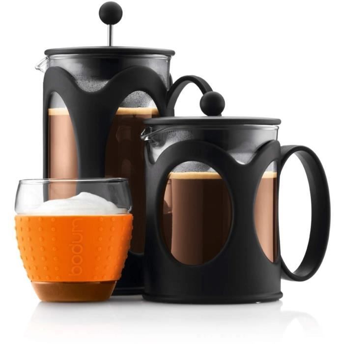 BODUM Kenia French Press – Stijlvol Koffiezetapparaat van 1,0 L voor 8 Kopjes