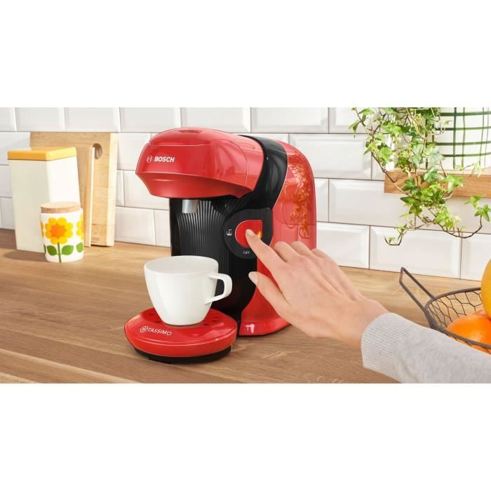 BOSCH TASSIMO T11 Multidrank Koffiemachine – Compact genot in opvallend rood, 1400 W