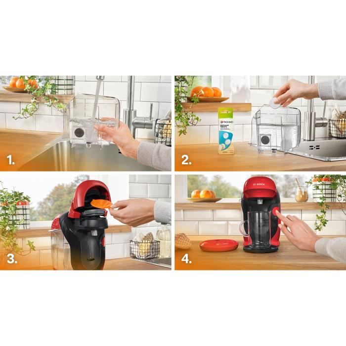 BOSCH TASSIMO T11 Multidrank Koffiemachine – Compact genot in opvallend rood, 1400 W
