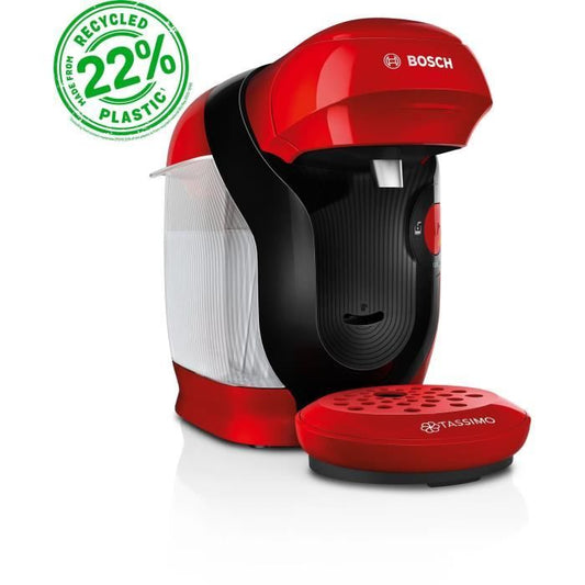 BOSCH TASSIMO T11 Multidrank Koffiemachine – Compact genot in opvallend rood, 1400 W