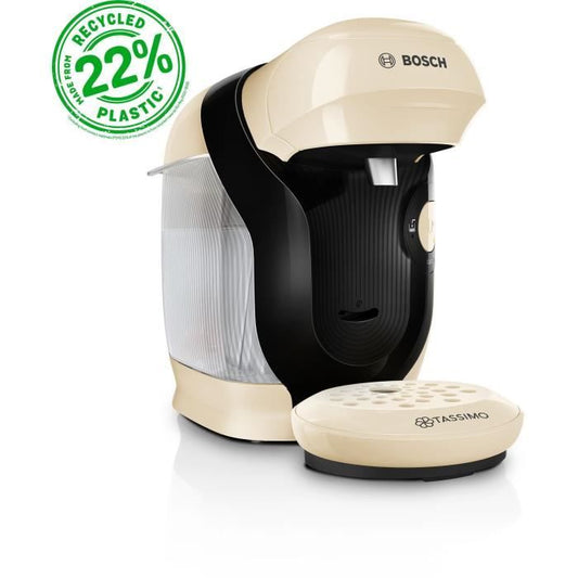 BOSCH TASSIMO T11 Style Vanille Multidrink Koffiemachine – Stijlvol gemak in zachte vanille, 1400 W