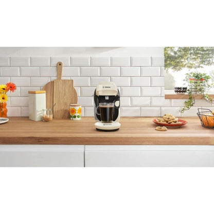 BOSCH TASSIMO T11 Style Vanille Multidrink Koffiemachine – Stijlvol gemak in zachte vanille, 1400 W