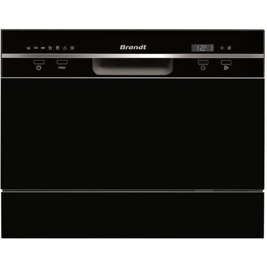 BRANDT DFC6519B Ingebouwde Vaatwasser – Compacte Efficiëntie in Strak Zwart Design