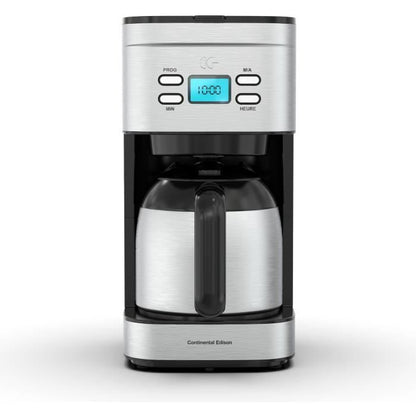 CONTINENTAL EDISON CF12TIXTH Filterkoffiezetapparaat – 1,2L Thermische Koffiekan met Stijlvol Design