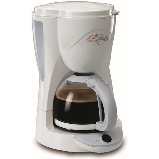 DE’LONGHI ICM2.1 Filterkoffiezetapparaat – Compact en Krachtig, 1,25 L (10 Kopjes), Wit