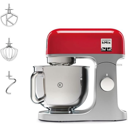 KENWOOD kMix KMX750RD Keukenmachine – 1000W Kracht in Stijlvol Rood