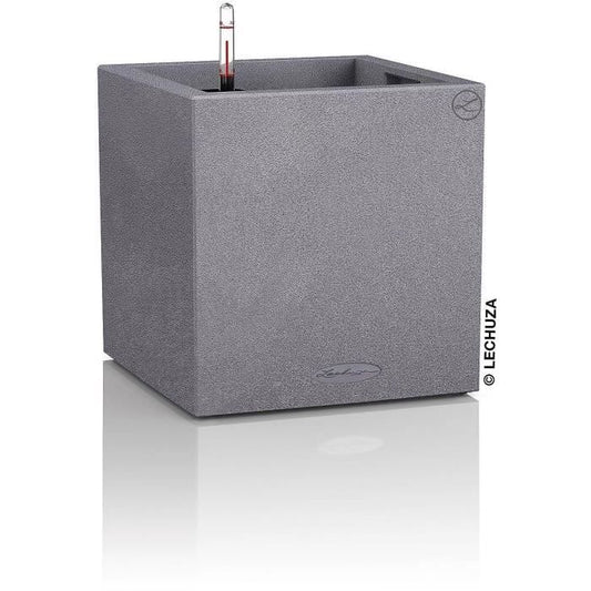 LECHUZA bloembak Canto Color Square 40 ALL-IN-ONE Grijs 13720