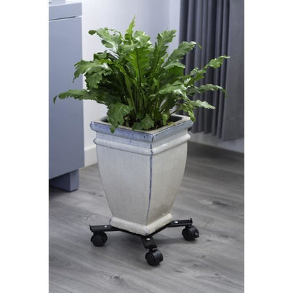 NATURE Plant Shelf - Black Metal - H6 x 34/51 x 34/51 cm
