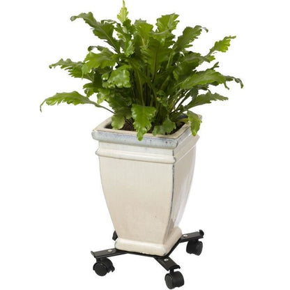 NATURE Plant Shelf - Black Metal - H6 x 34/51 x 34/51 cm