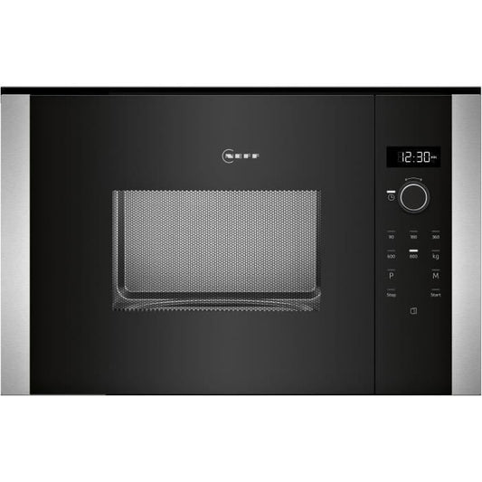 NEFF N50 HLAWD23N1F Inbouwmagnetron – Stijlvol Roestvrij Staal met Perfecte Precisie