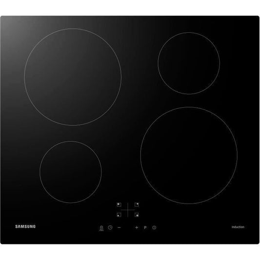 SAMSUNG NZ64M3NM1BB/UR Inductiekookplaat – 4 Zones met 7200W Vermogen en Strak Zwart Glasdesign