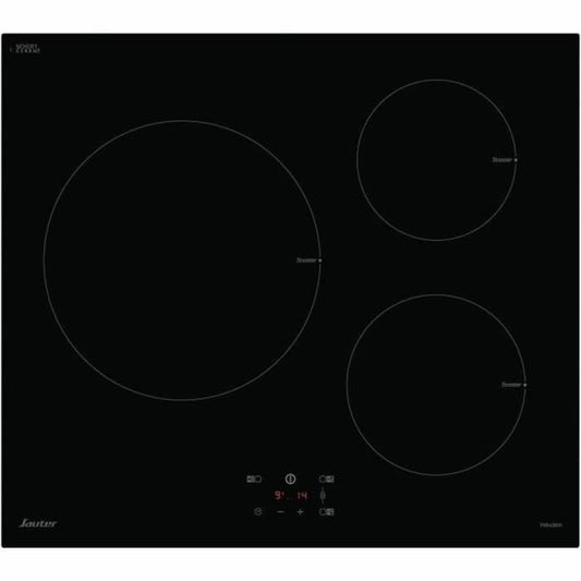 SAUTER SI934B Inductiekookplaat – Krachtige 3-Zone Kookplaat van 60 cm Breedte