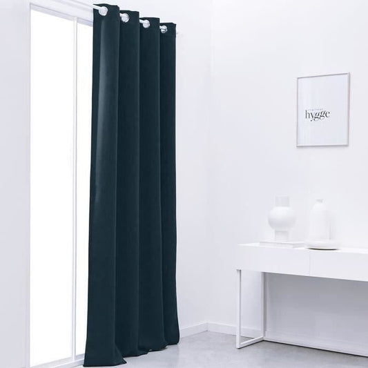 TODAY ESSENTIAL EFFEN VERDUISTEREND GORDIJN 140 × 240 CM – PEACOCK Diepe Kleur, Volledige Rust – Stijlvol Verduisteringsgordijn voor Elke Kamer