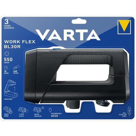 VARTA Draagbare lamp Work Flex BL30R – Krachtige en verstelbare verlichting overal