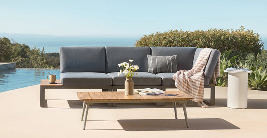 ALBUFIEIRA Modulares Lounge-Eckset – Stilvolle Flexibilität für jeden Außenbereich
