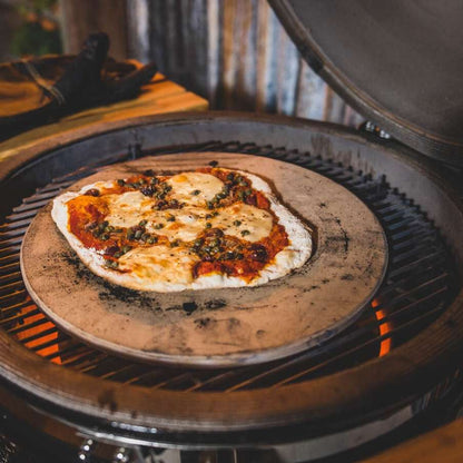 Yakiniku Grillzubehör Kamado 22 Pizzastein – Perfekte Pizzen auf dem Grill