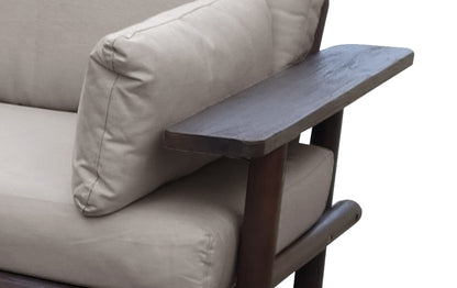 Zambra Lounge Hoekset – Stijlvolle Lounge met Acaciahout en Outdoor Vlechtwerk