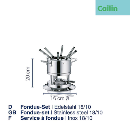 Cailin 10-delige Fondueset – Luxe & Gezelligheid in Één!