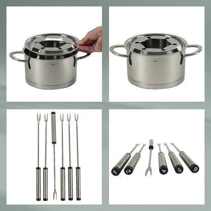 Cailin 10-delige Fondueset – Luxe & Gezelligheid in Één!