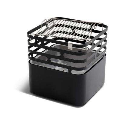 HÖFATS Cube Vuurkorf met Grillrooster – Stijlvolle Alleskunner voor Buiten