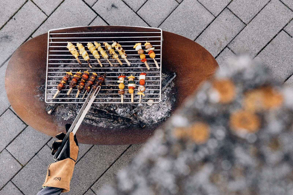 HÖFATS Ellipse Grillrooster – Transformeer je Vuurschaal in een Trendy BBQ