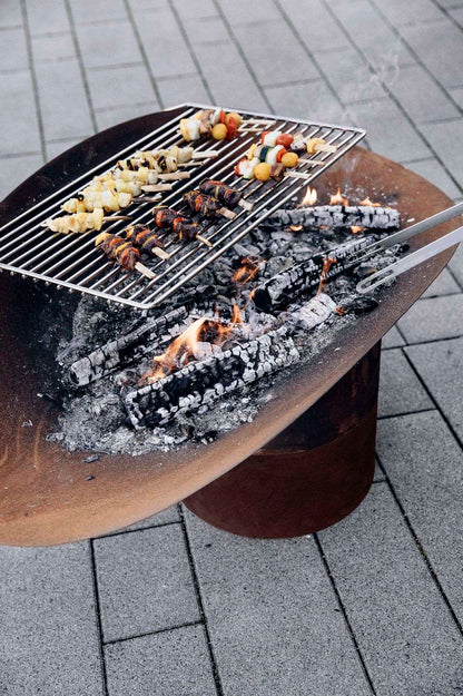 HÖFATS Ellipse Grillrooster – Transformeer je Vuurschaal in een Trendy BBQ